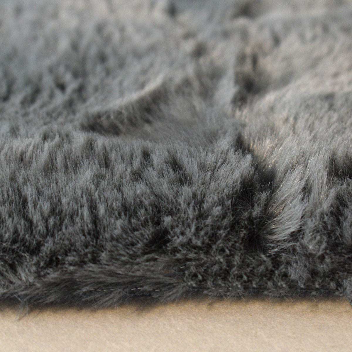 Xαλί Διαδρόμου Γούνινο (80X150) Ravelia Fluffy Dark Grey Χαλιά Διάδρομοι Spitishop