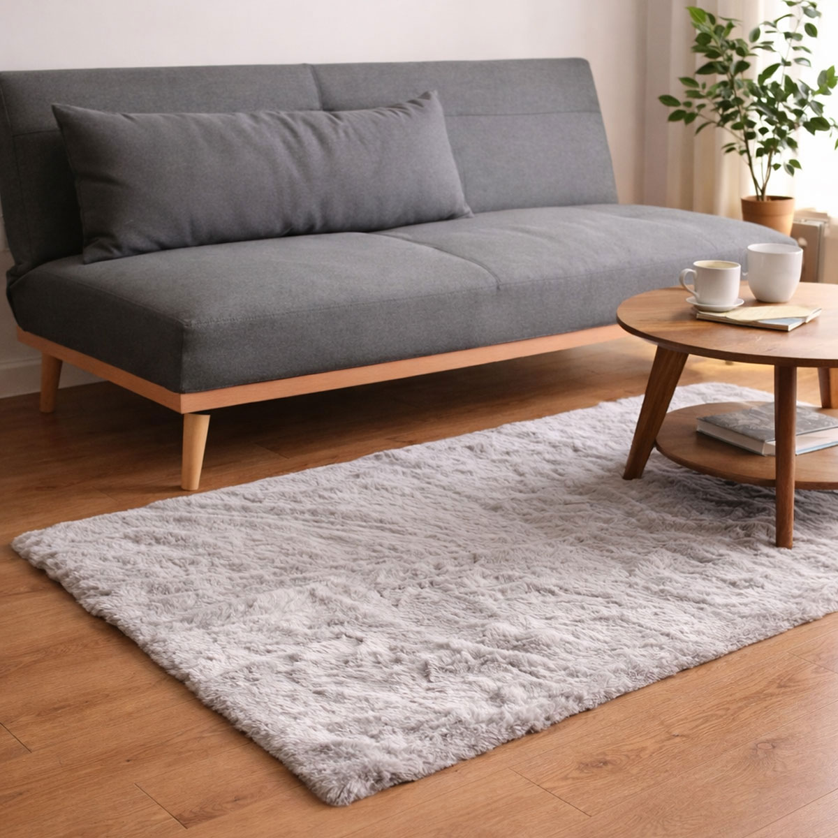 Χαλί Γούνινο (200x250) Ravelia Fluffy Light Grey
