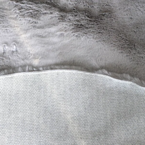 Πατάκι Γούνινο (60x90) Ravelia Fluffy Light Grey Animal Shape