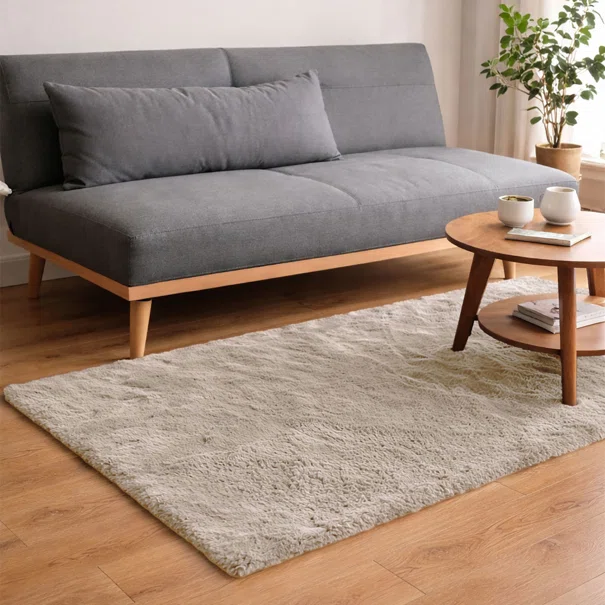 Χαλί Γούνινο (120x170) Ravelia Fluffy Taupe