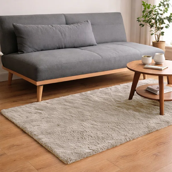 Xαλί Διαδρόμου Γούνινο (80x150) Ravelia Fluffy Taupe