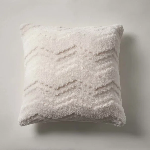 Διακοσμητική Μαξιλαροθήκη Fleece (43x43) Gofis Home Claudette Fog Beige 171/06