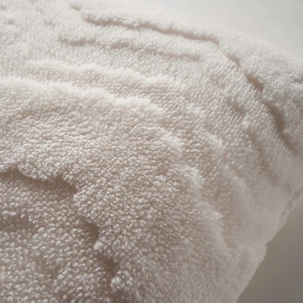 Διακοσμητική Μαξιλαροθήκη Fleece (43x43) Gofis Home Claudette Fog Beige 171/06