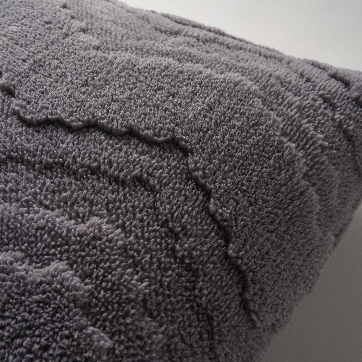 Διακοσμητική Μαξιλαροθήκη Fleece (43x43) Gofis Home Claudette Pearl Grey 171/15