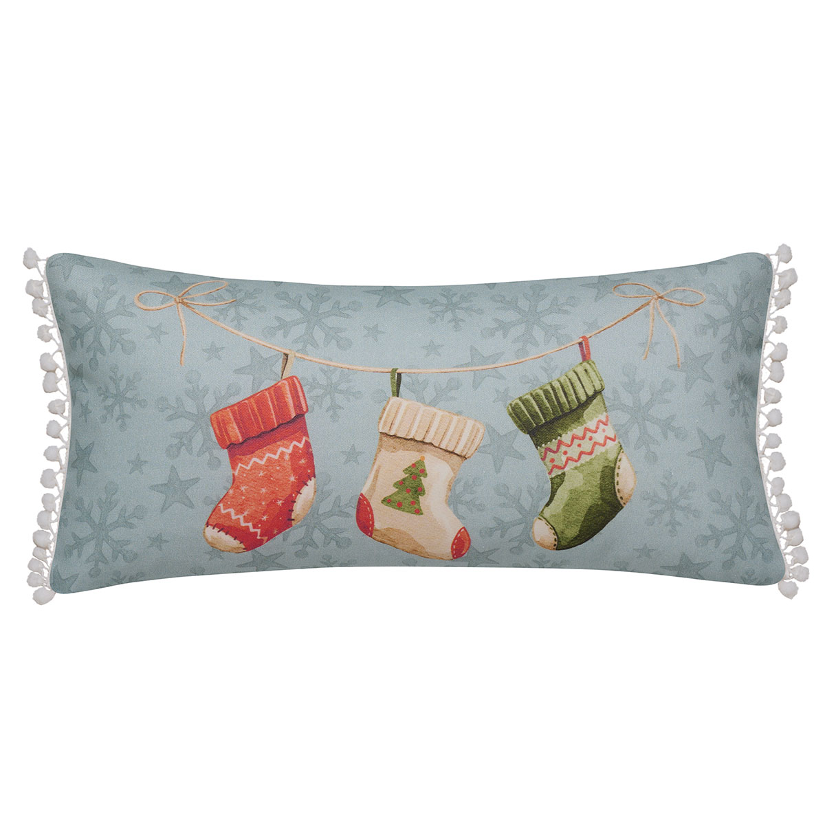 Χριστουγεννιάτικο Μαξιλάρι 2 Όψεων (30X60) Kentia Loft Snow 258 Προτάσεις Δώρων Χριστουγεννιάτικα Δώρα Spitishop