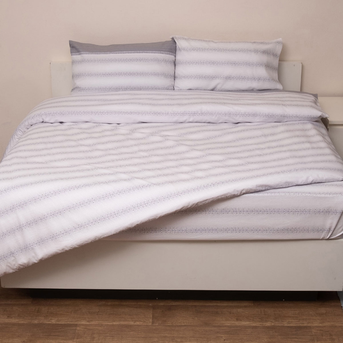 Πάπλωμα Υπέρδιπλο (Σετ 220x240) 2 Όψεων Anna Riska Premium 5011 Grey