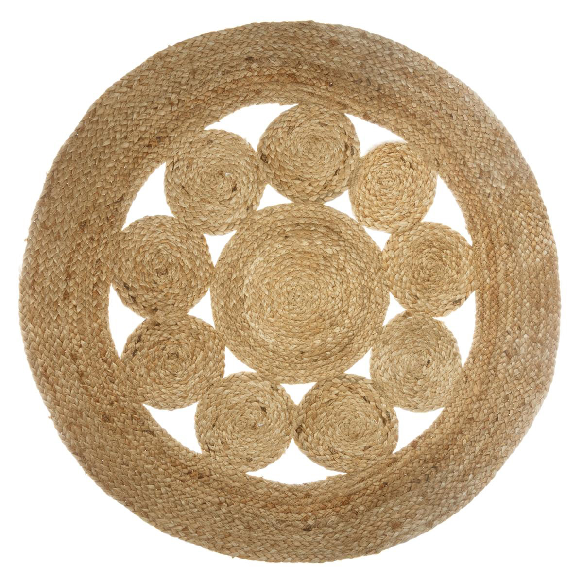 Στρογγυλό Πατάκι (Φ80) A-S Lace Esra 164013