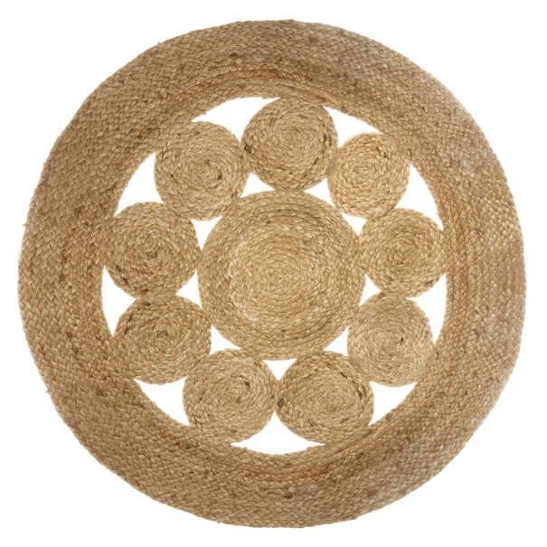 Στρογγυλό Πατάκι (Φ80) A-S Lace Esra 164013