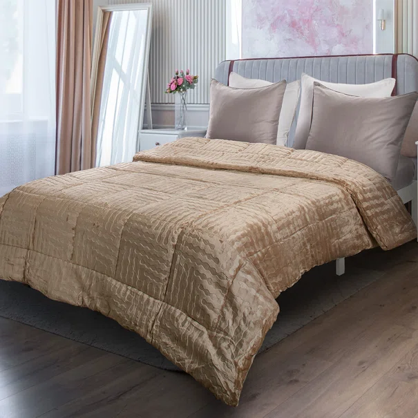 Κουβερτοπάπλωμα Υπέρδιπλο (220x240) Whitegg KB150-2