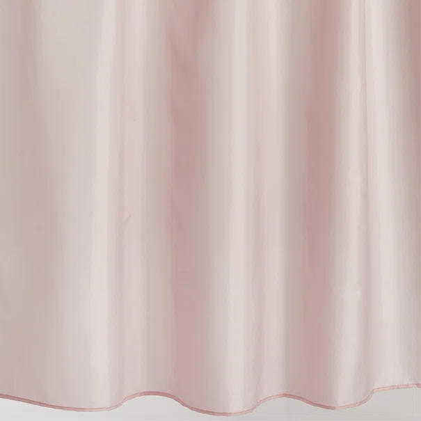 Κουρτίνα Μπάνιου (180x200) Με Κρίκους Whitegg KM3/3 Pink