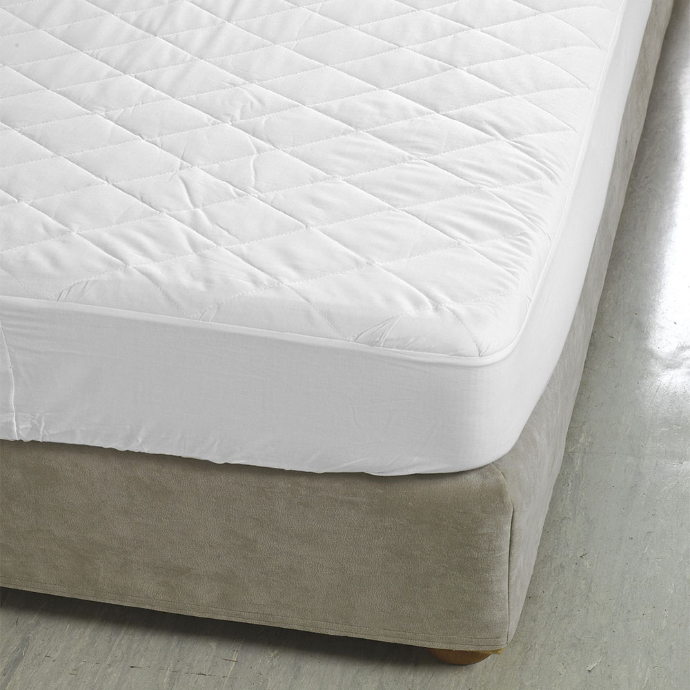 Κάλυμμα Στρώματος King Size Καπιτονέ (180x200+25) Whitegg KS02
