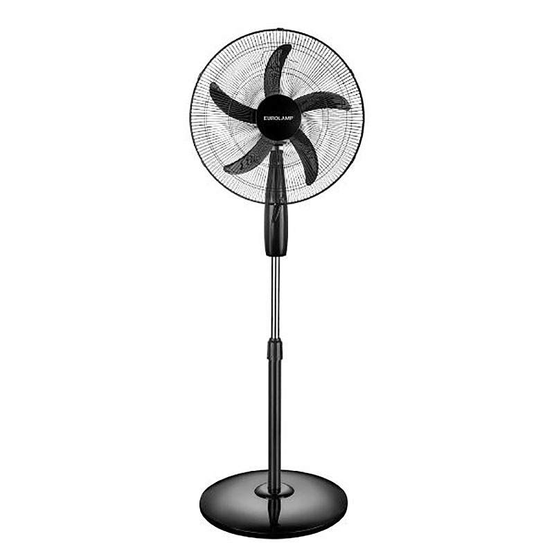 Ανεμιστήρας Δαπέδου Με Ορθοστάτη 60W Eurolamp 300-20014 Black