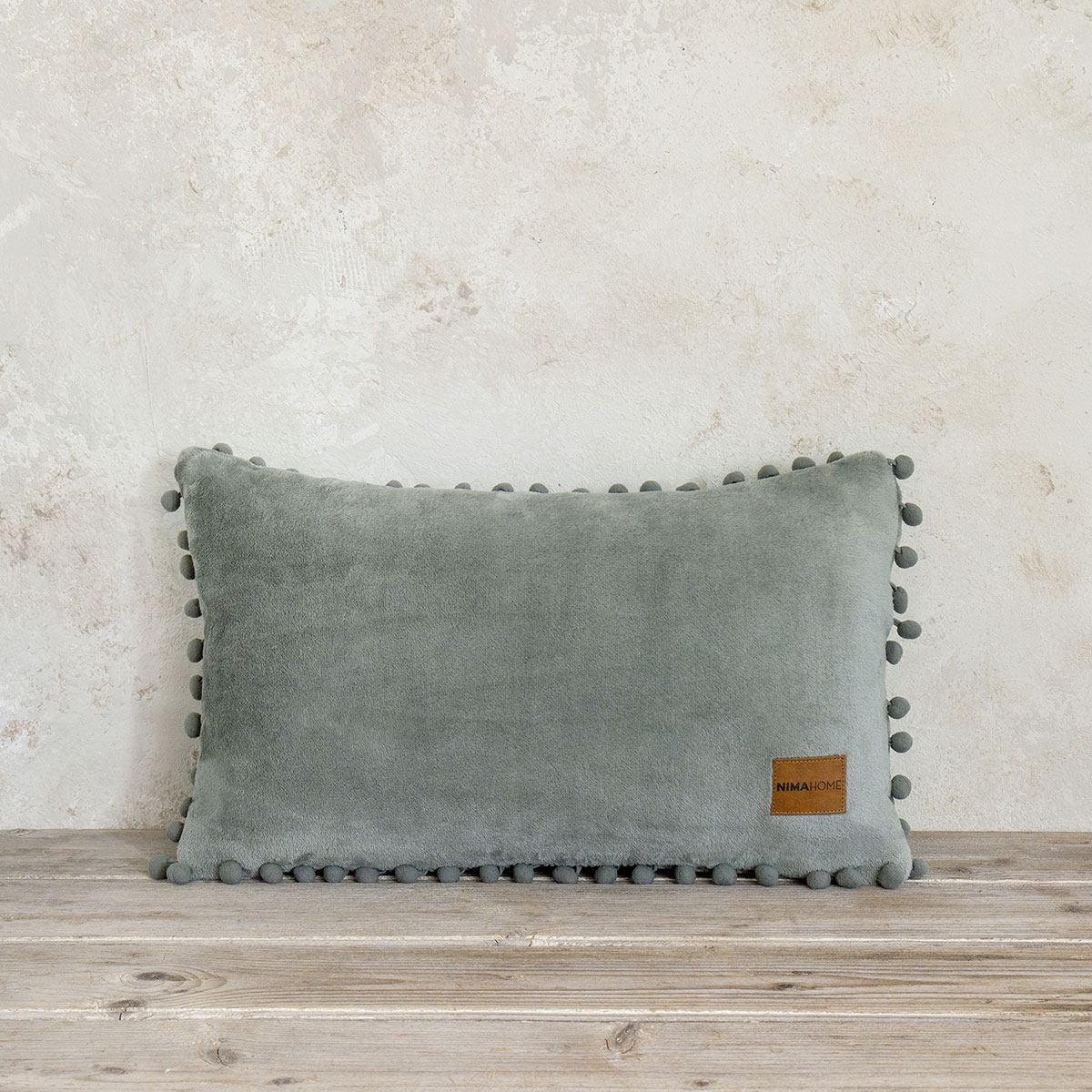 Διακοσμητικό Μαξιλαρι Fleece (30X50) Nima Macia Sage Green Λευκά Είδη Σαλονιού Μαξιλάρια Διακοσμητικά Μακρόστενα Spitishop