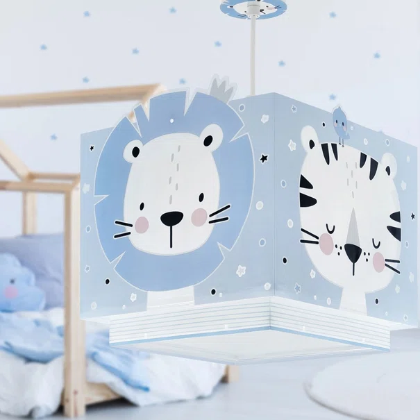 Παιδικό Φωτιστικό Οροφής Μονόφωτο Ango Baby Jungle Blue 63112T
