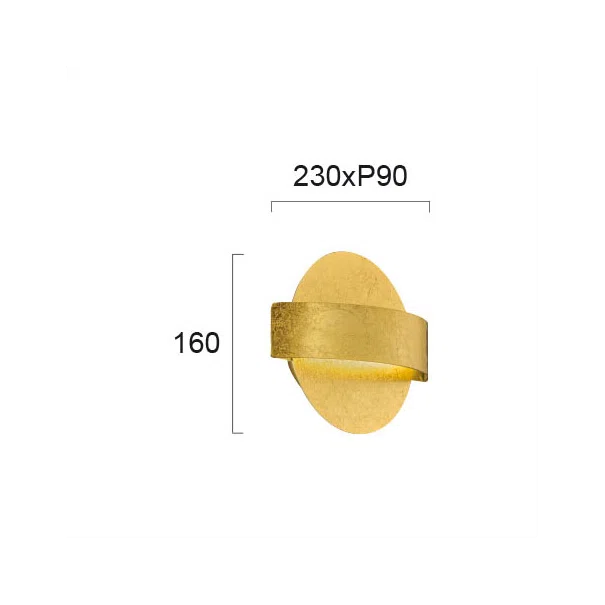 Απλίκα Τοίχου LED Viokef Koben 4217000