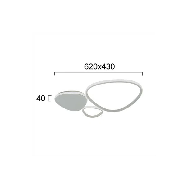 Φωτιστικό Πλαφονιέρα LED Viokef Helix 4301600