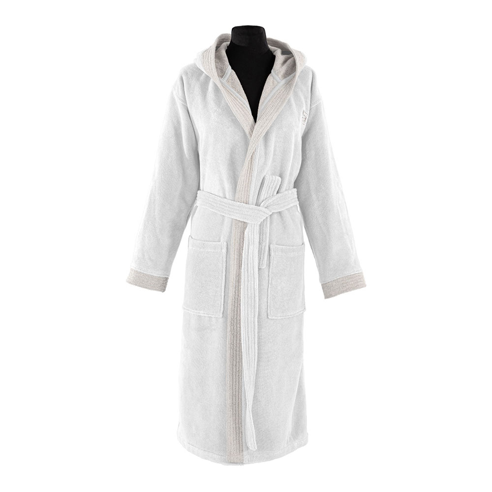 Μπουρνούζι Guy Laroche Monogram White