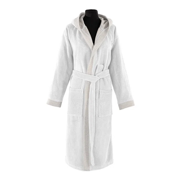 Μπουρνούζι Guy Laroche Monogram White