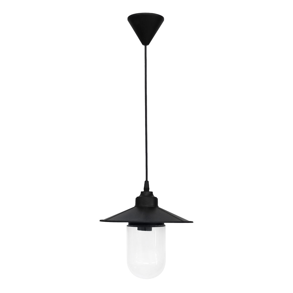Φωτιστικό Οροφής Μονόφωτο Heronia Kalloni Black 11-0274