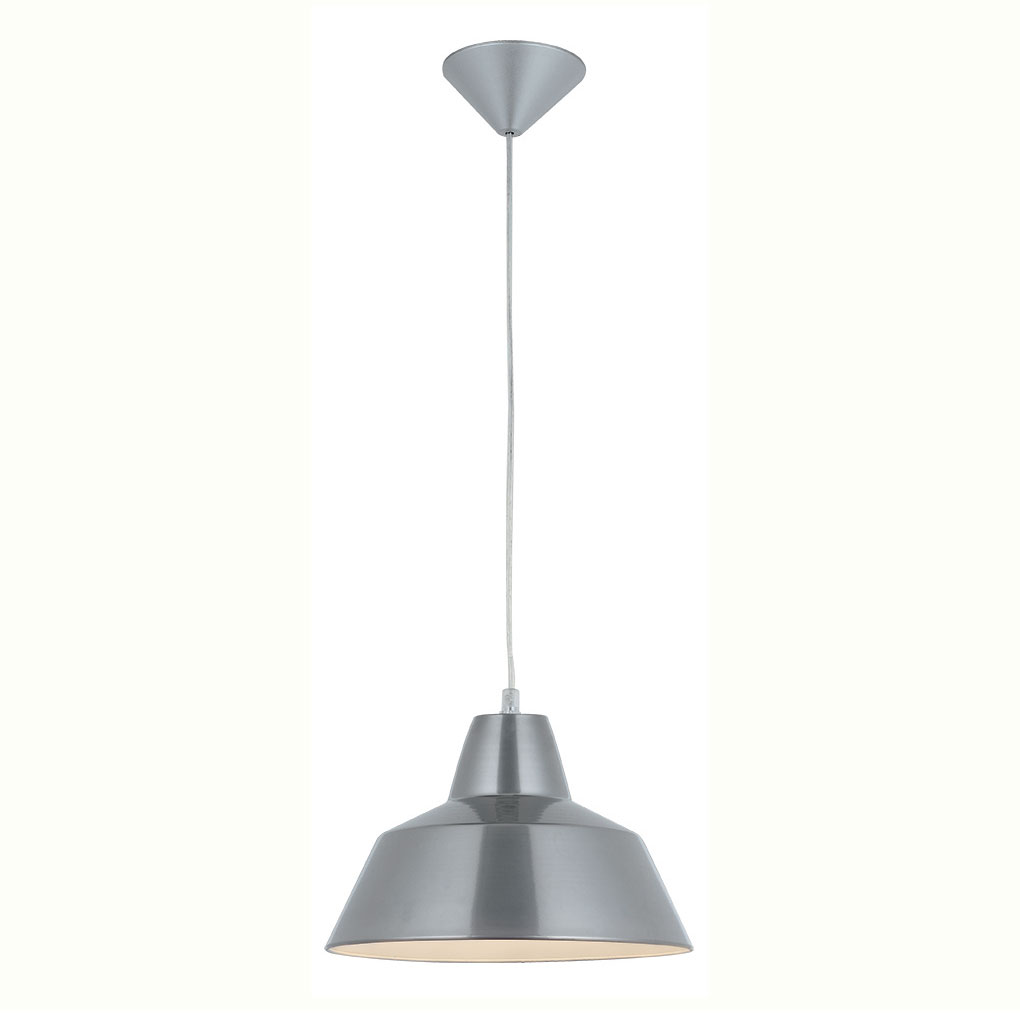 Φωτιστικό Οροφής Μονόφωτο Viokef Glen Silver 4105601
