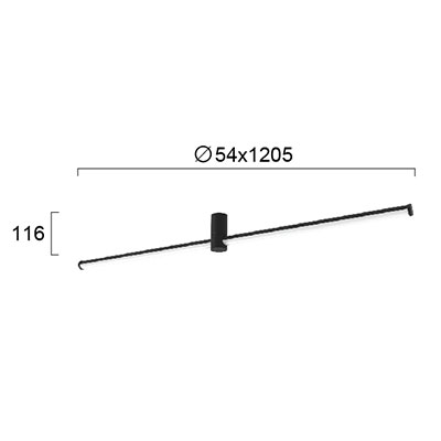 Φωτιστικό Οροφής Led Viokef Longo 4279300 Φωτιστικά Σαλονιού Spitishop