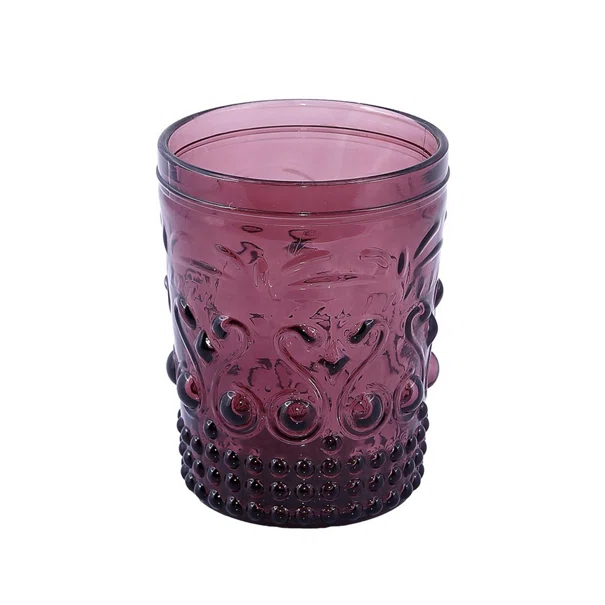 Ποτήρια Ουίσκι 400ml (Σετ 6τμχ) Espiel Embossed Purple HOC1006