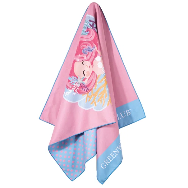 Παιδική Πετσέτα Θαλάσσης Microfiber 2 Όψεων (70x140) Greenwich Polo Club Junior 4041