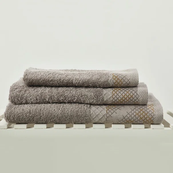 Πετσέτες Μπάνιου (Σετ 3τμχ) Whitegg T105-2 Beige 500gsm