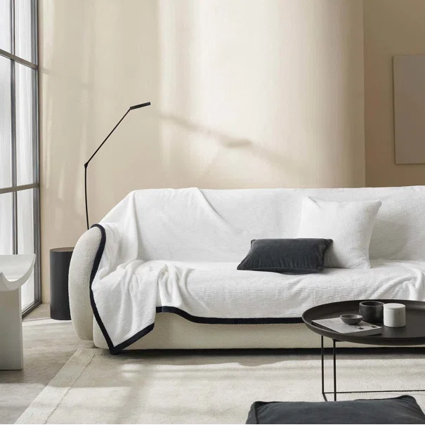 Ριχτάρι Καναπέ Διθέσιου (180x250) Gofis Home Polar White 109/16