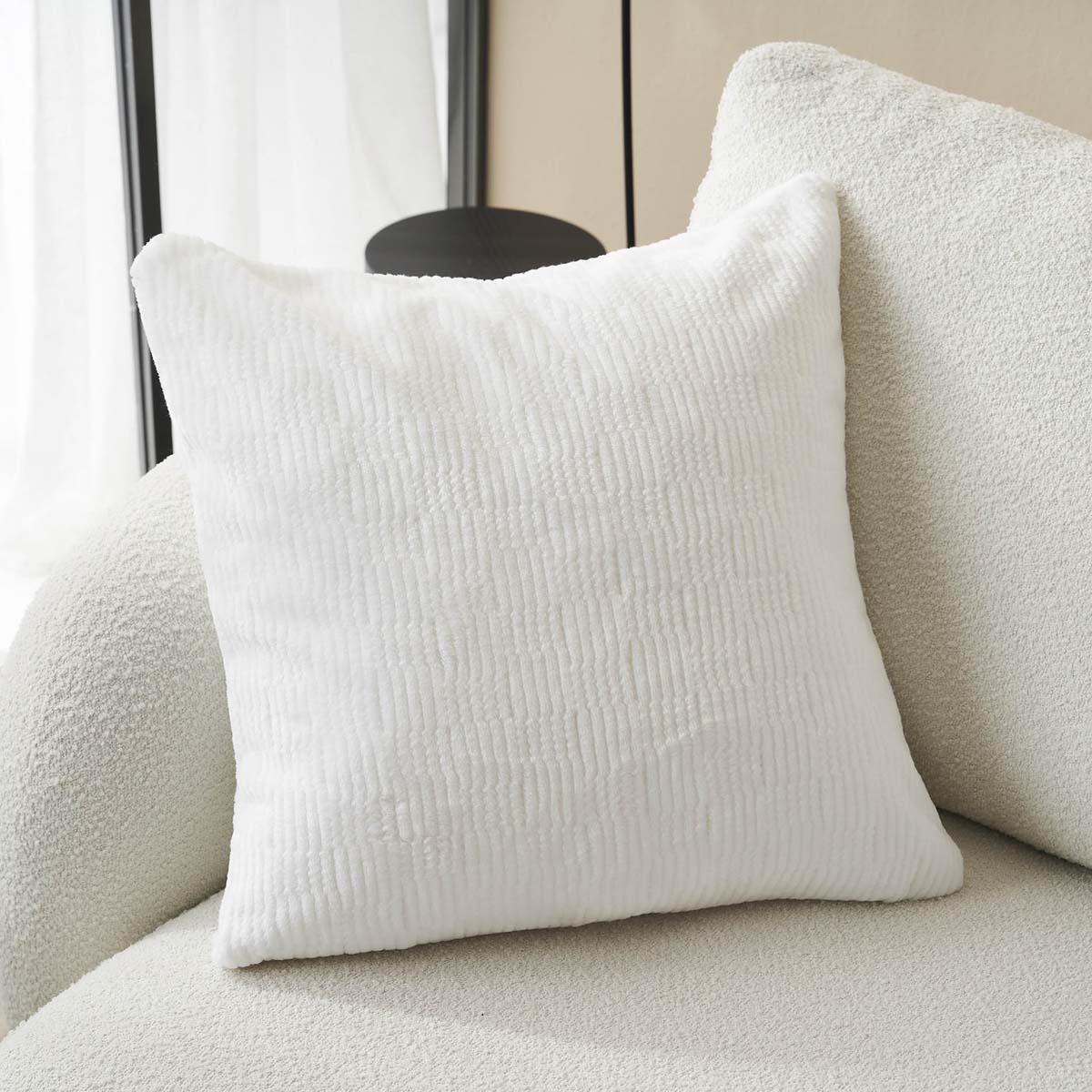 Διακοσμητική Μαξιλαροθήκη (50x50) Gofis Home Polar White 109/16