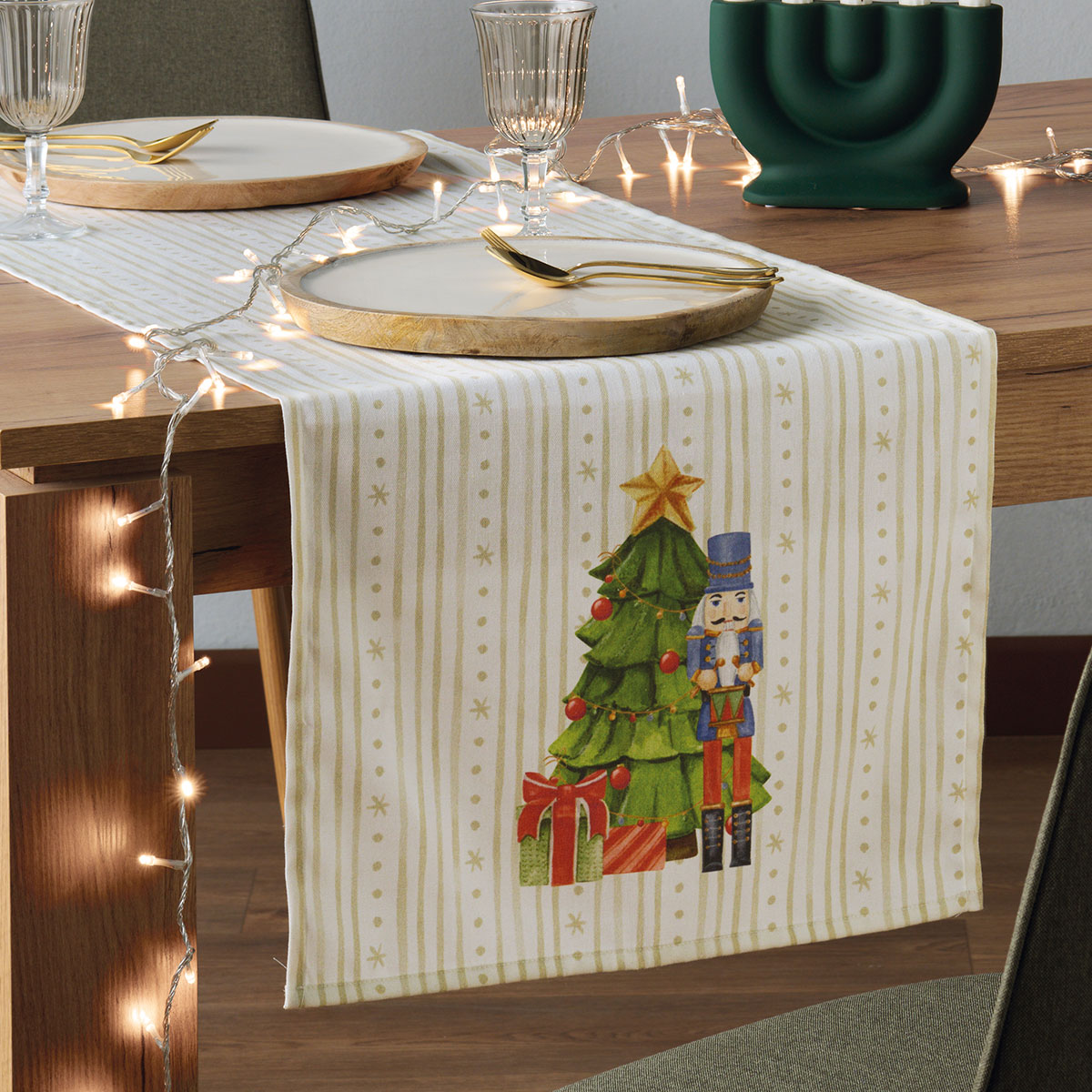 Χριστουγεννιάτικη Τραβέρσα (45x140) Kentia Loft Snow 255