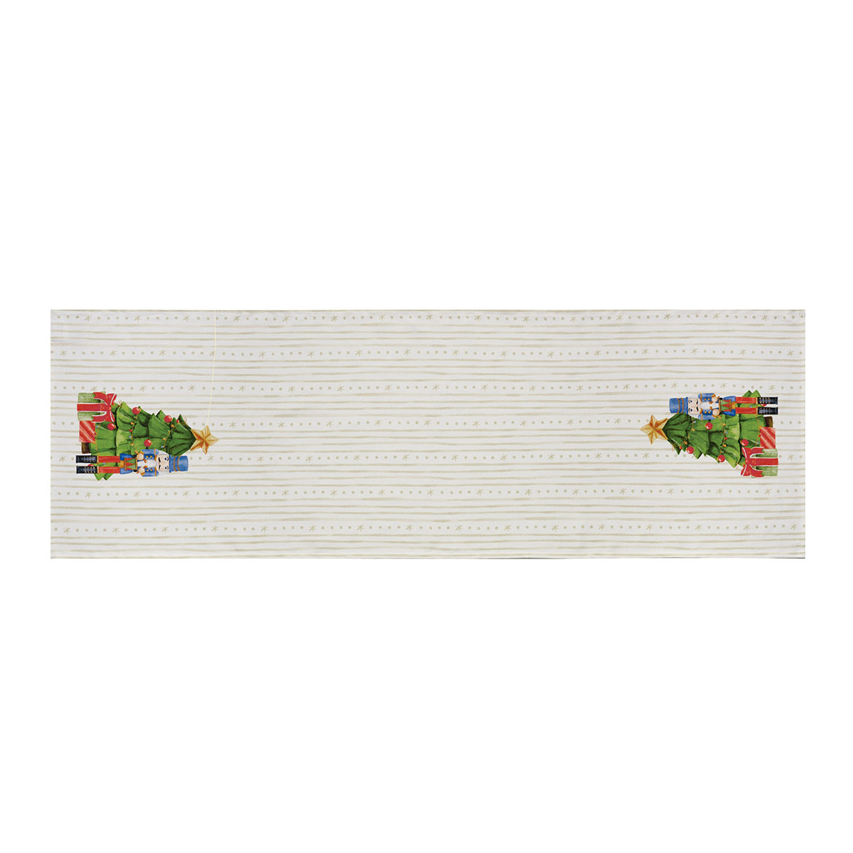 Χριστουγεννιάτικη Τραβέρσα (45X140) Kentia Loft Snow 255 Χριστουγεννιάτικα Λευκά Είδη Spitishop