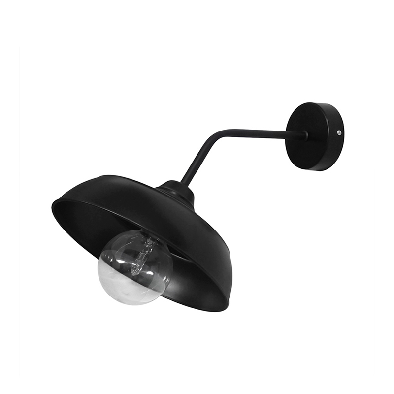 Απλίκα Τοίχου Heronia Public 31-1177 Black