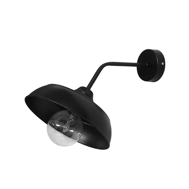 Απλίκα Τοίχου Heronia Public 31-1177 Black