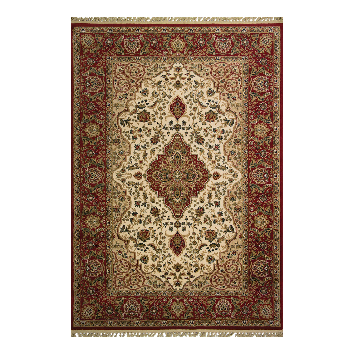 Χαλί (133x190) Βιοκαρπέτ Kirman 6802-0077 Ivory