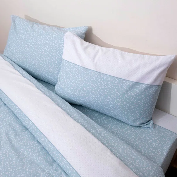 Φανελένια Παπλωματοθήκη Μονή (160x240) Viopros Flannels 2557
