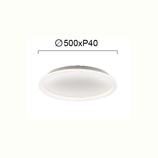 Φωτιστικό Πλαφονιέρα LED Viokef Arla White 4276300