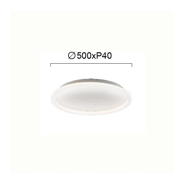 Φωτιστικό Πλαφονιέρα LED Viokef Arla White 4276300