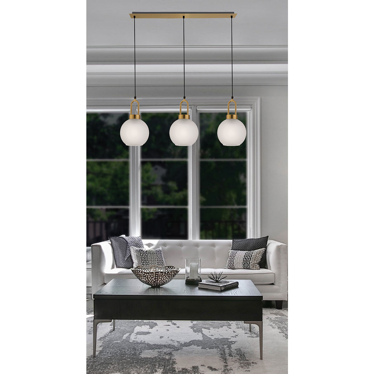 Φωτιστικό Οροφής Τρίφωτο Viokef Doria 4249600
