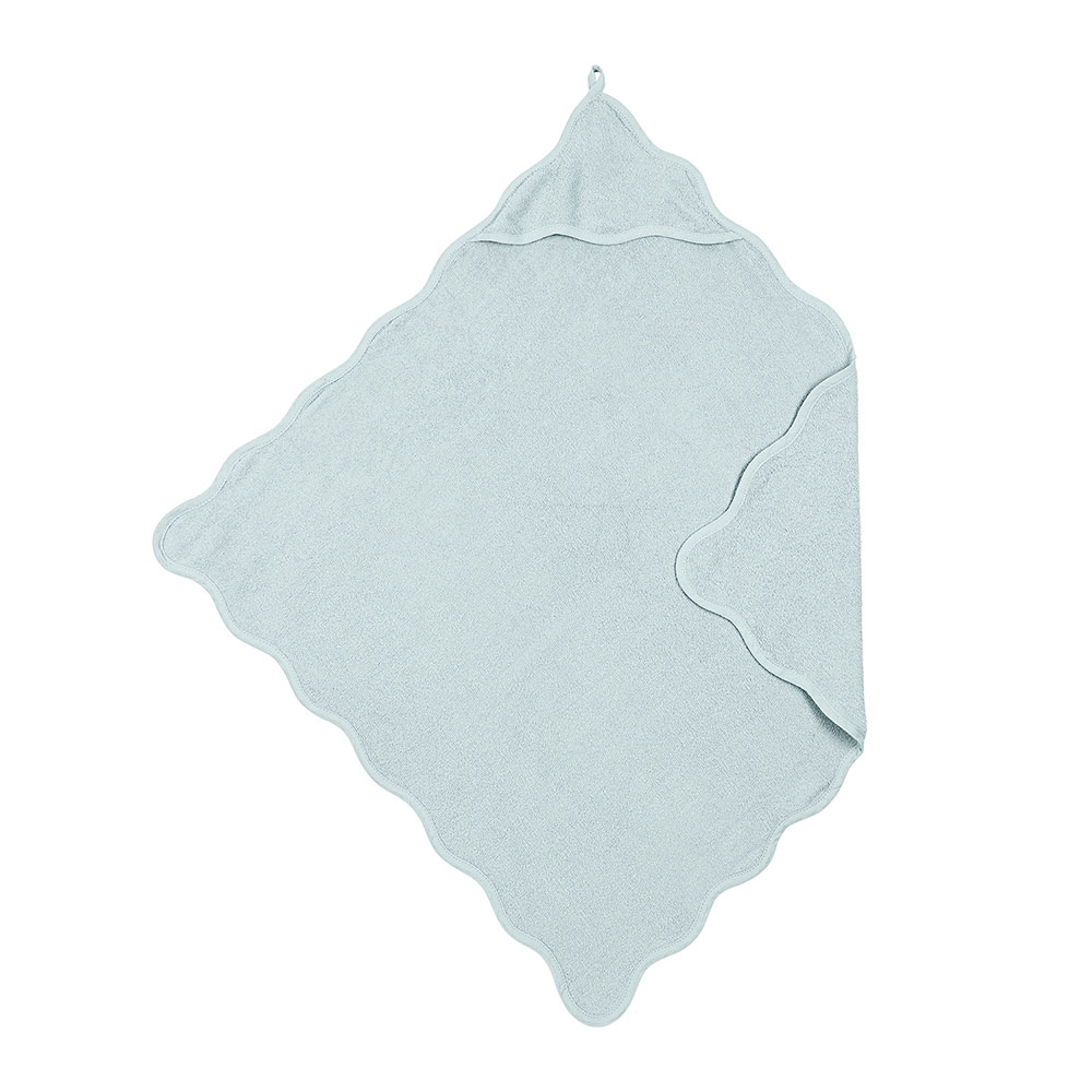Βρεφική Κάπα (80x80) Meyco Wavy Grey Blue