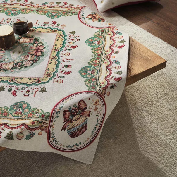 Χριστουγεννιάτικο Καρέ (90x90) Gofis Home Xmas 212