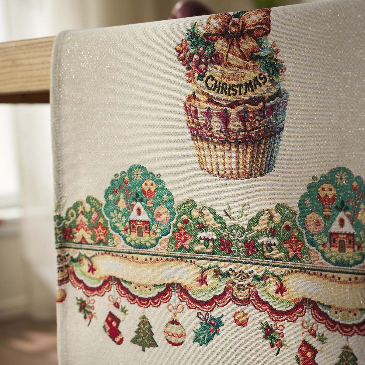 Χριστουγεννιάτικη Τραβέρσα (45X140) Gofis Home Xmas 212 Χριστουγεννιάτικα Spitishop