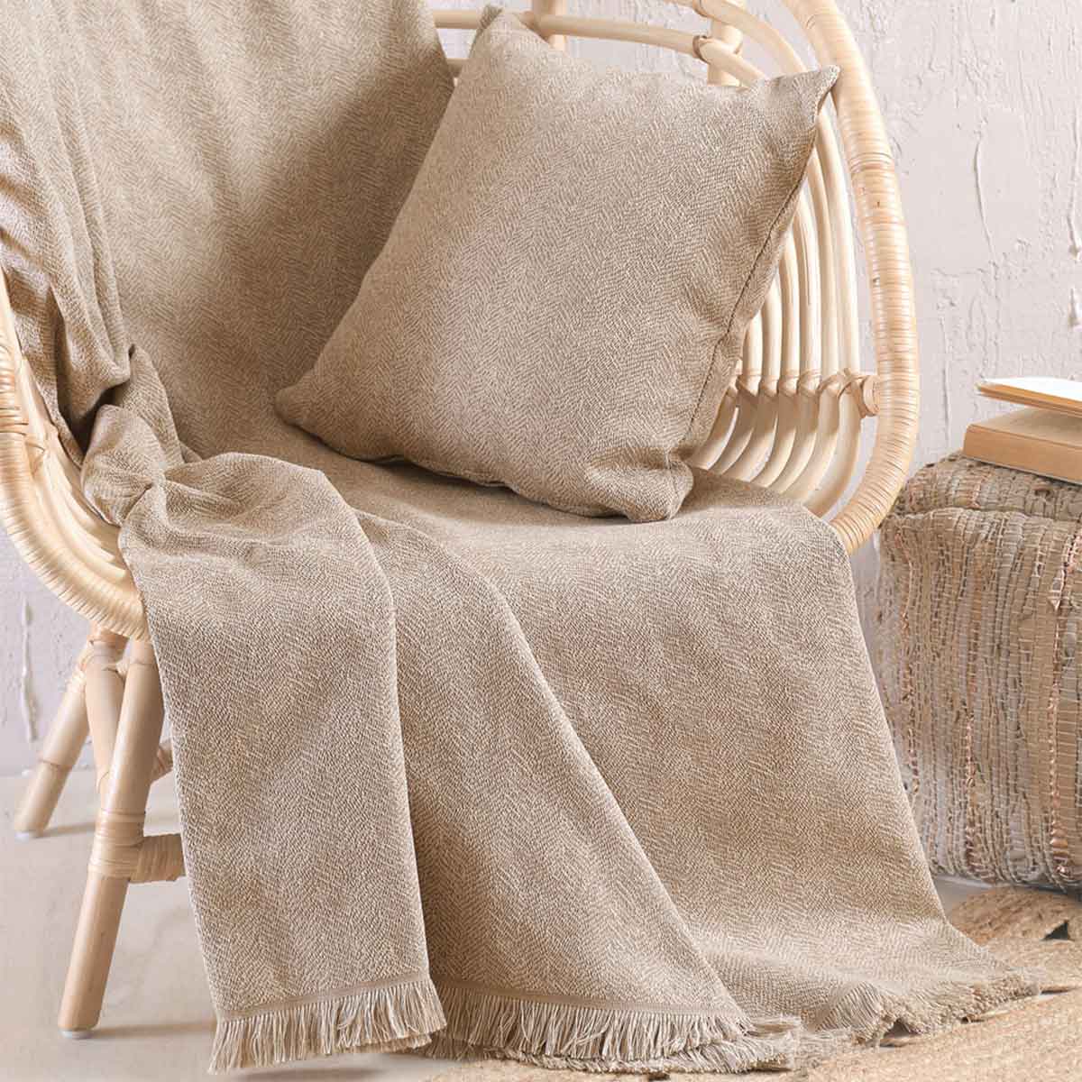 Ριχτάρι Καναπέ Διθέσιου (180x240) Rythmos Only Beige