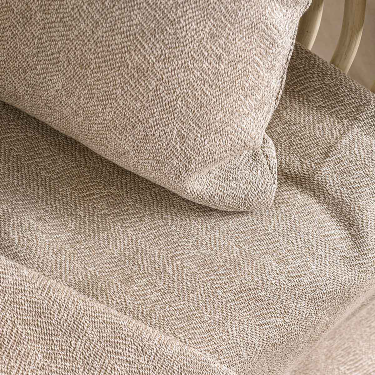 Ριχτάρι Καναπέ Διθέσιου (180X240) Rythmos Only Beige Λευκά Είδη Σαλονιού Ριχτάρια Καλοκαιρινά All Season Spitishop