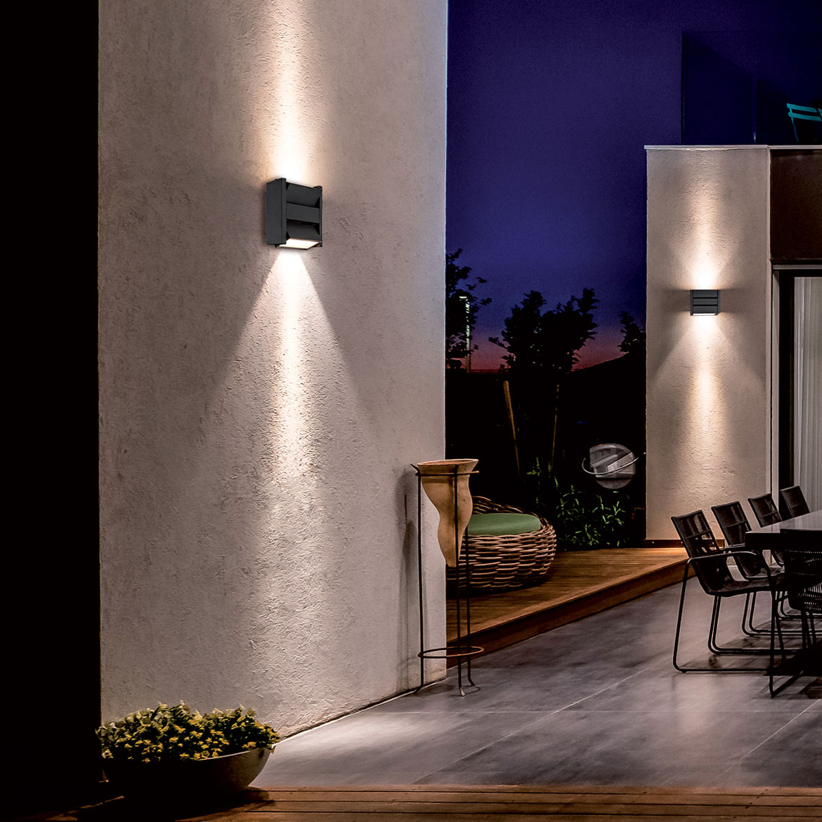 Απλίκα Led Εξωτερικού Χώρου Viokef Delos 4256700 Φωτιστικά Τοίχου Απλίκες Spitishop