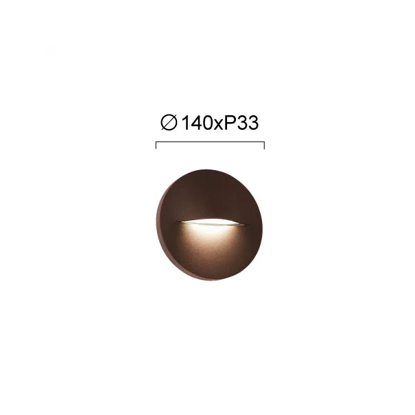 Απλίκα LED Εξωτερικού Χώρου Viokef Vita Brown 4298301