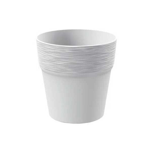Γλάστρα (Φ17.5x17.9) Marhome Furu Λευκό 09-DFA175-443U