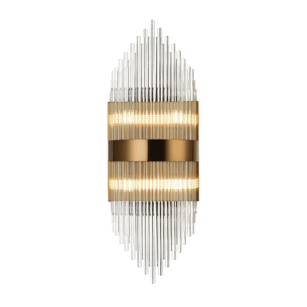 Απλίκα Τοίχου Aca Dynasty EG1844W54AB Satin Brass