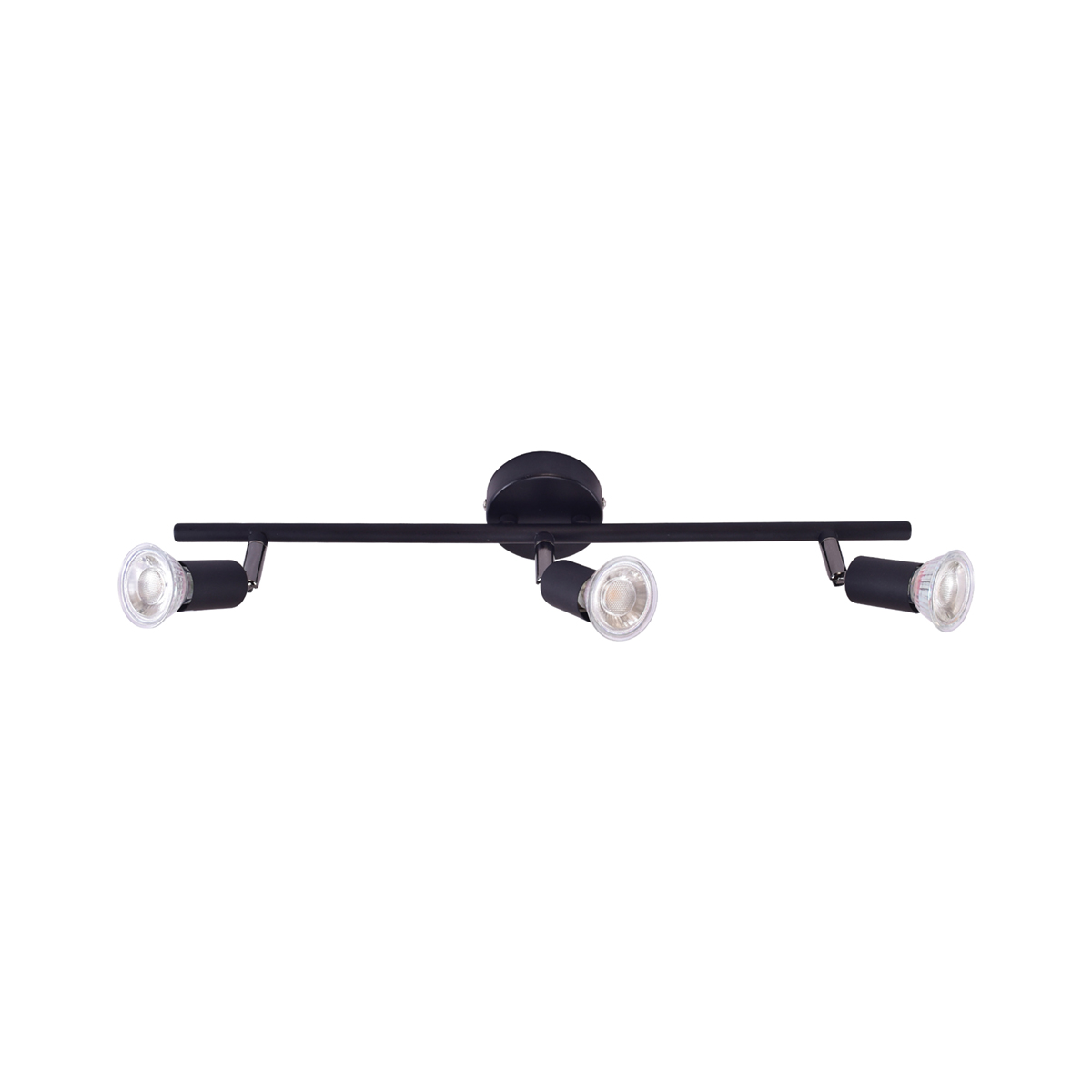 Σποτ Τρίφωτο Homelighting Saba 77-3556 Black