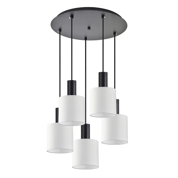 Φωτιστικό Οροφής Πολύφωτο Homelighting 77-8510 Black/White